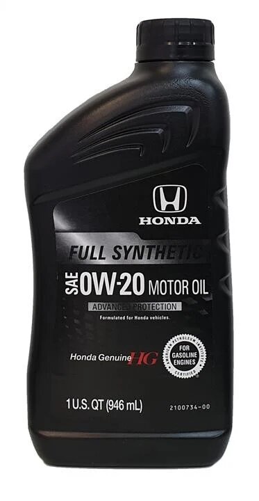 Олива моторна Honda Full Synthetic 0W-20 0,946 л (087989163)