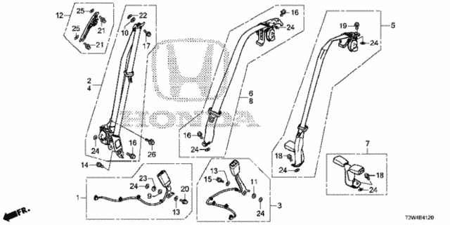 BOLT 7/16'X22 (90142TL4G01)