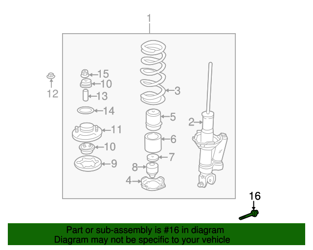 BOLT,FLANGE 12X85 (90174S2A000)